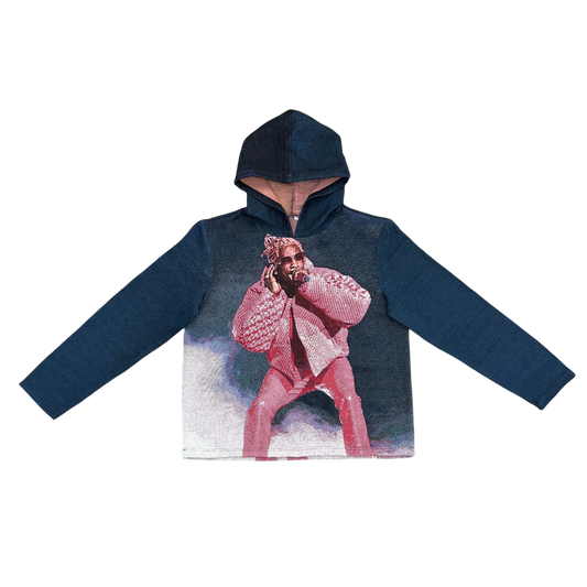 PINK THUG TAPESTRY HOODIE Tapestryifeel