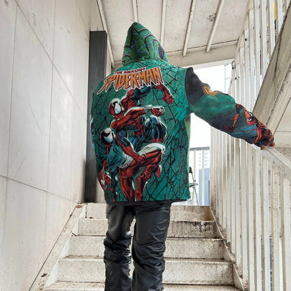 GO FIGHT! SPIDER TAPESTRY HOODIE Tapestryifeel