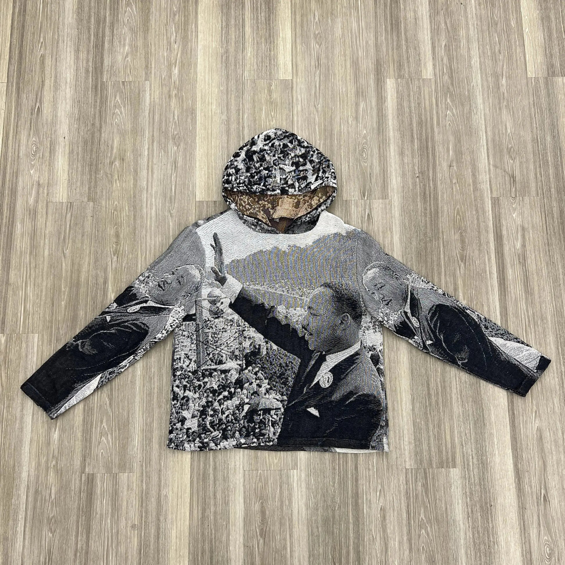 WORLD PEACE TAPESTRY HOODIE Tapestryifeel