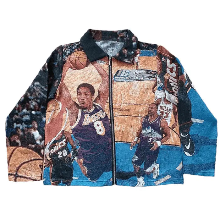 BULE ALL STAR DUNK JACKET Tapestryifeel