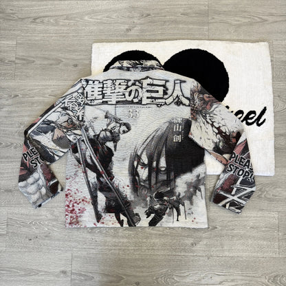 ATTACK ON TITAN TAPESTRY HOODIE Tapestryifeel