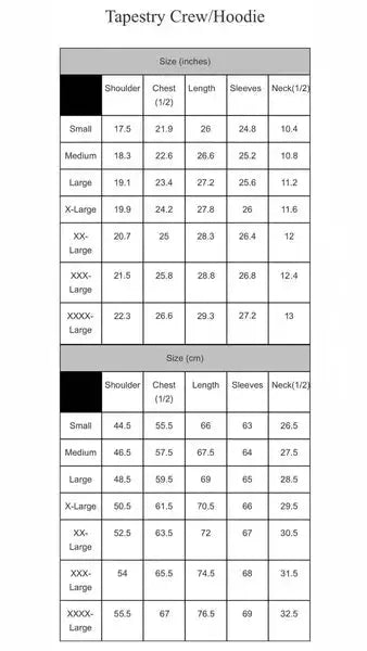 TAPESTRY HOODIE Tapestryifeel