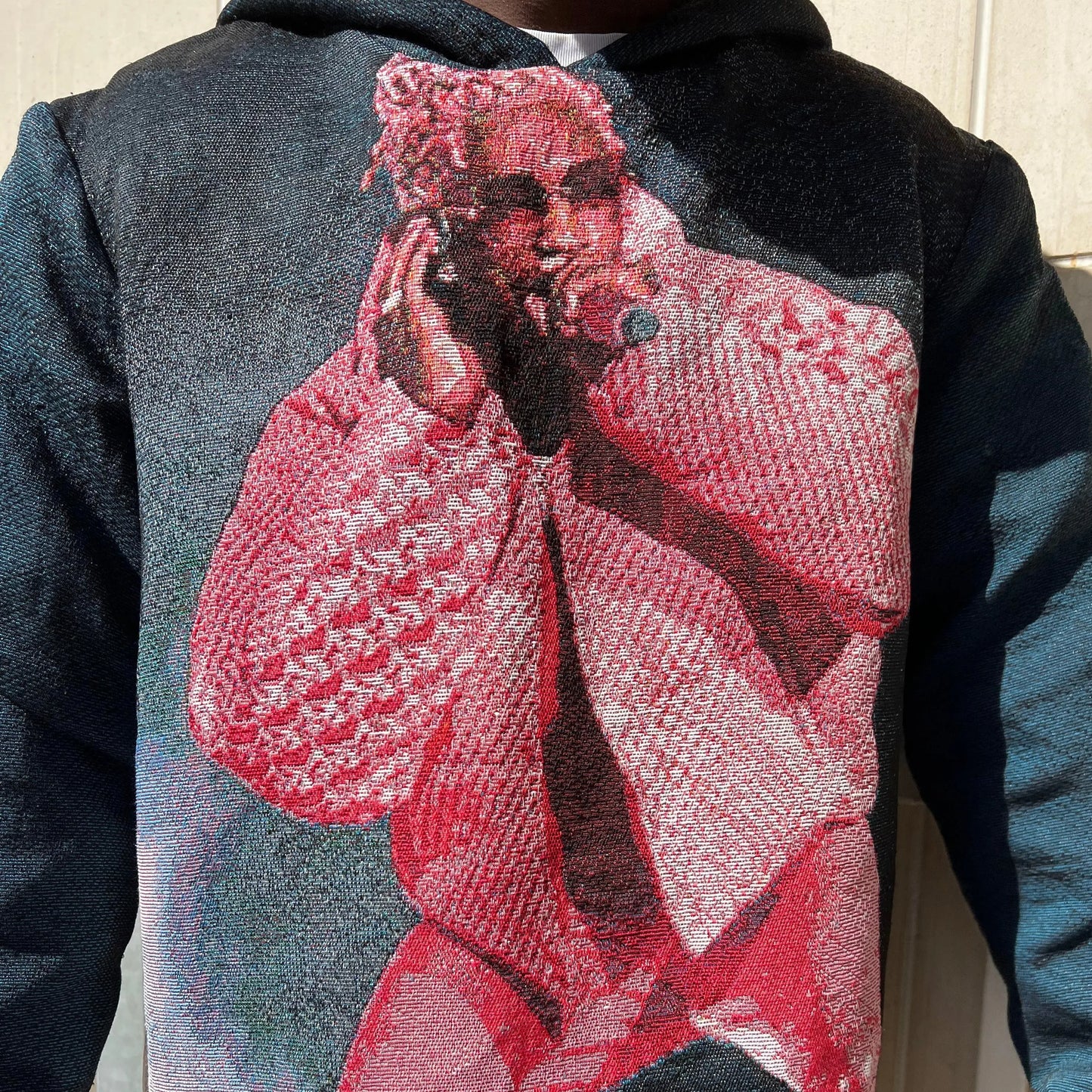 PINK THUG TAPESTRY HOODIE Tapestryifeel