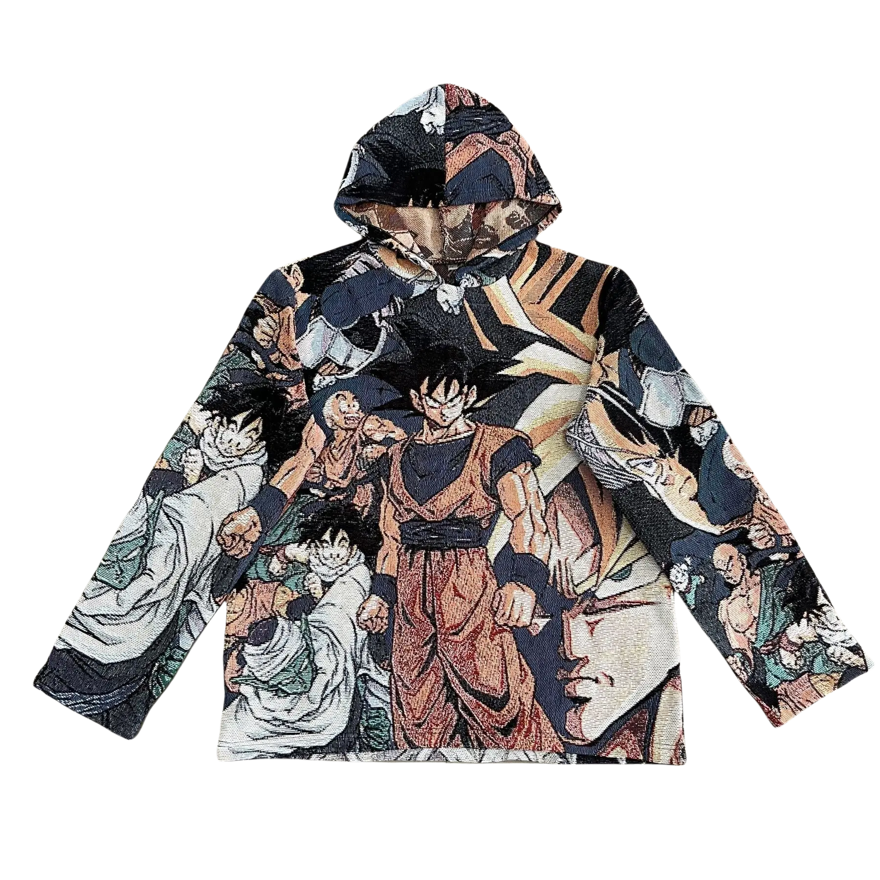 FRIENDS & FAMILY GOKU TAPESTRY HOODIE Tapestryifeel