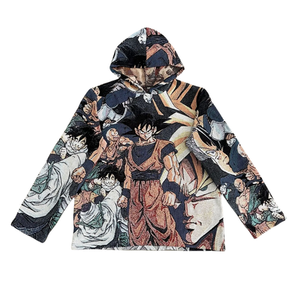 FRIENDS & FAMILY GOKU TAPESTRY HOODIE Tapestryifeel