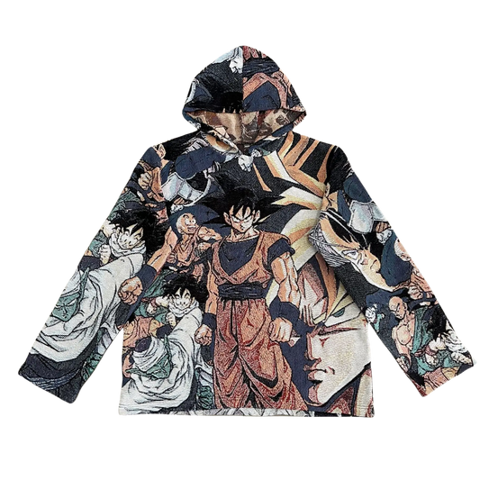 FRIENDS & FAMILY GOKU TAPESTRY HOODIE Tapestryifeel