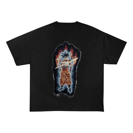 RDMCLOTHINGART tapestry hoodie Goku HEAVY COTTON TEES-8166