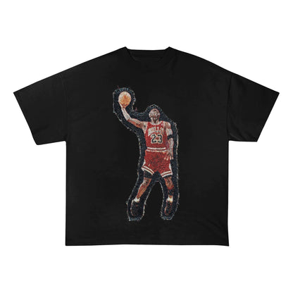 RDMCLOTHINGART tapestry hoodie MJ DUNK HEAVY WEIGHT PATCH TEE-8119