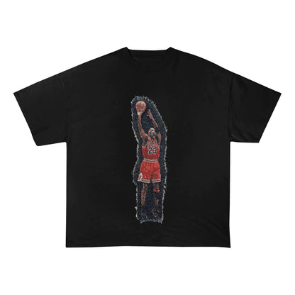 RDMCLOTHINGART tapestry hoodie MJ SHOOTING HEAVY WEIGHT PATCH TEE-8115