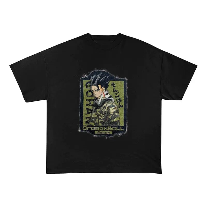 RDMCLOTHINGART tapestry hoodie SonGohan HEAVY COTTON TEES-8141