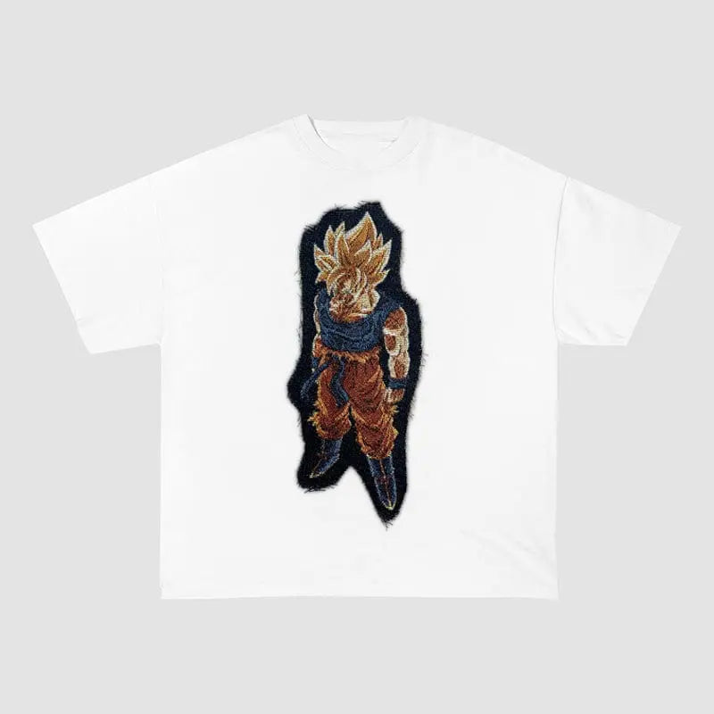 RDMCLOTHINGART tapestry hoodie SperSaiyan HEAVY COTTON TEES-8168