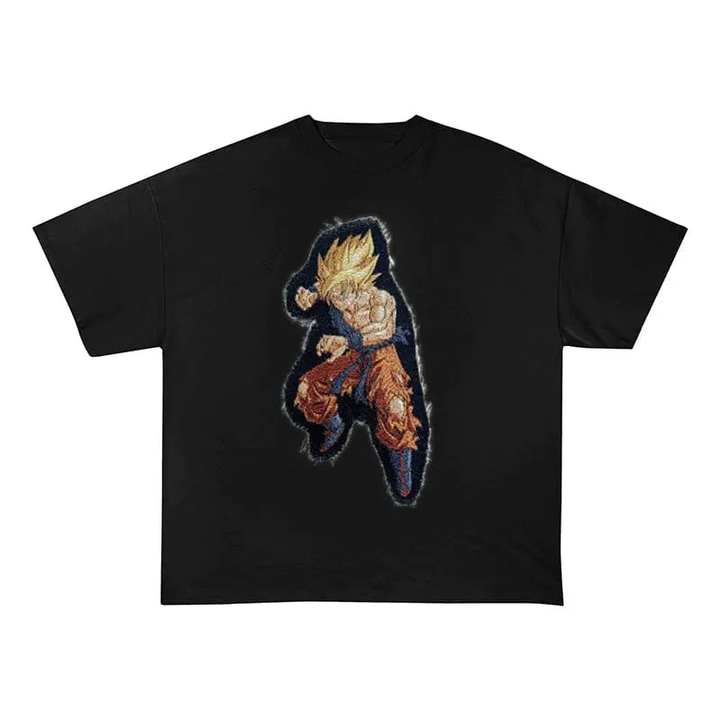 RDMCLOTHINGART tapestry hoodie SuperSaiyan HEAVY COTTON TEES-8132