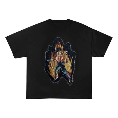 RDMCLOTHINGART tapestry hoodie Vegeta HEAVY COTTON TEES-8154