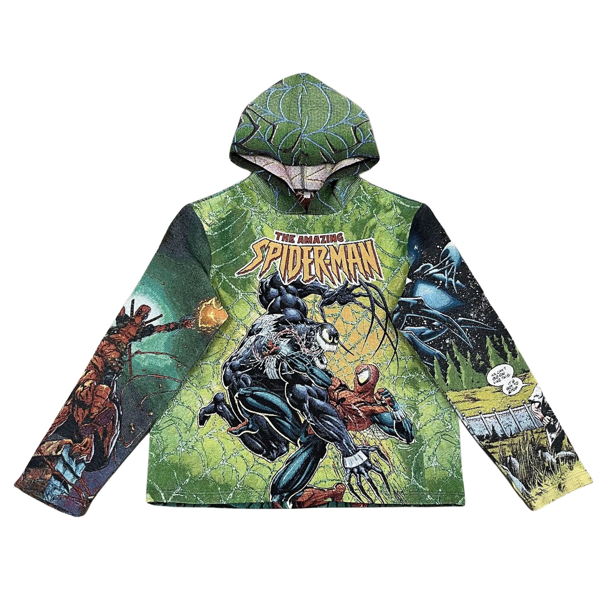 GO FIGHT! SPIDER TAPESTRY HOODIE Tapestryifeel