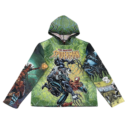 GO FIGHT! SPIDER TAPESTRY HOODIE Tapestryifeel